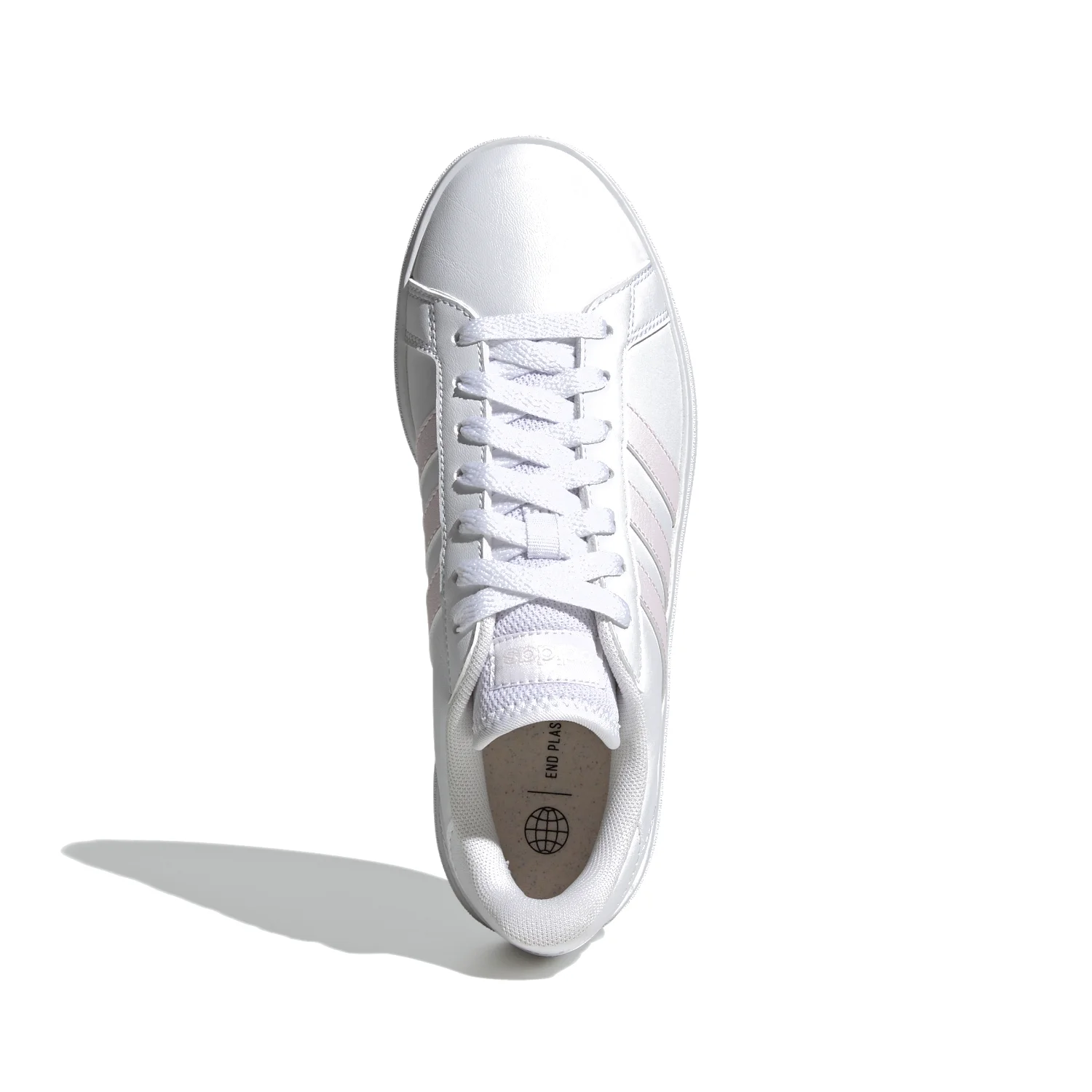 adidas Kadın Grand Court BAse 2.0 Beyaz Ayakkabı GW9260 - Görsel 3