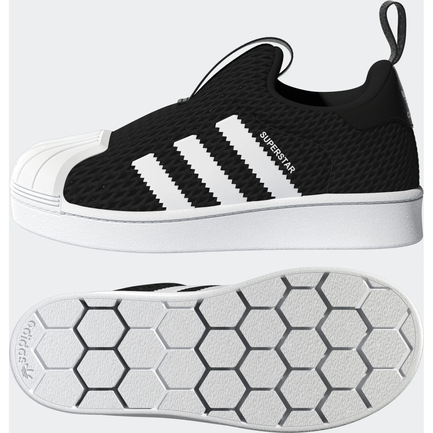 adidas Çocuk Süperstar Siyah Ayakkabı GX3227