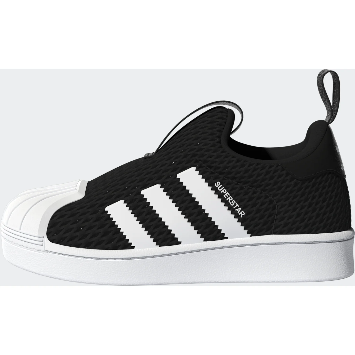 adidas Çocuk Süperstar Siyah Ayakkabı GX3227 - Görsel 3
