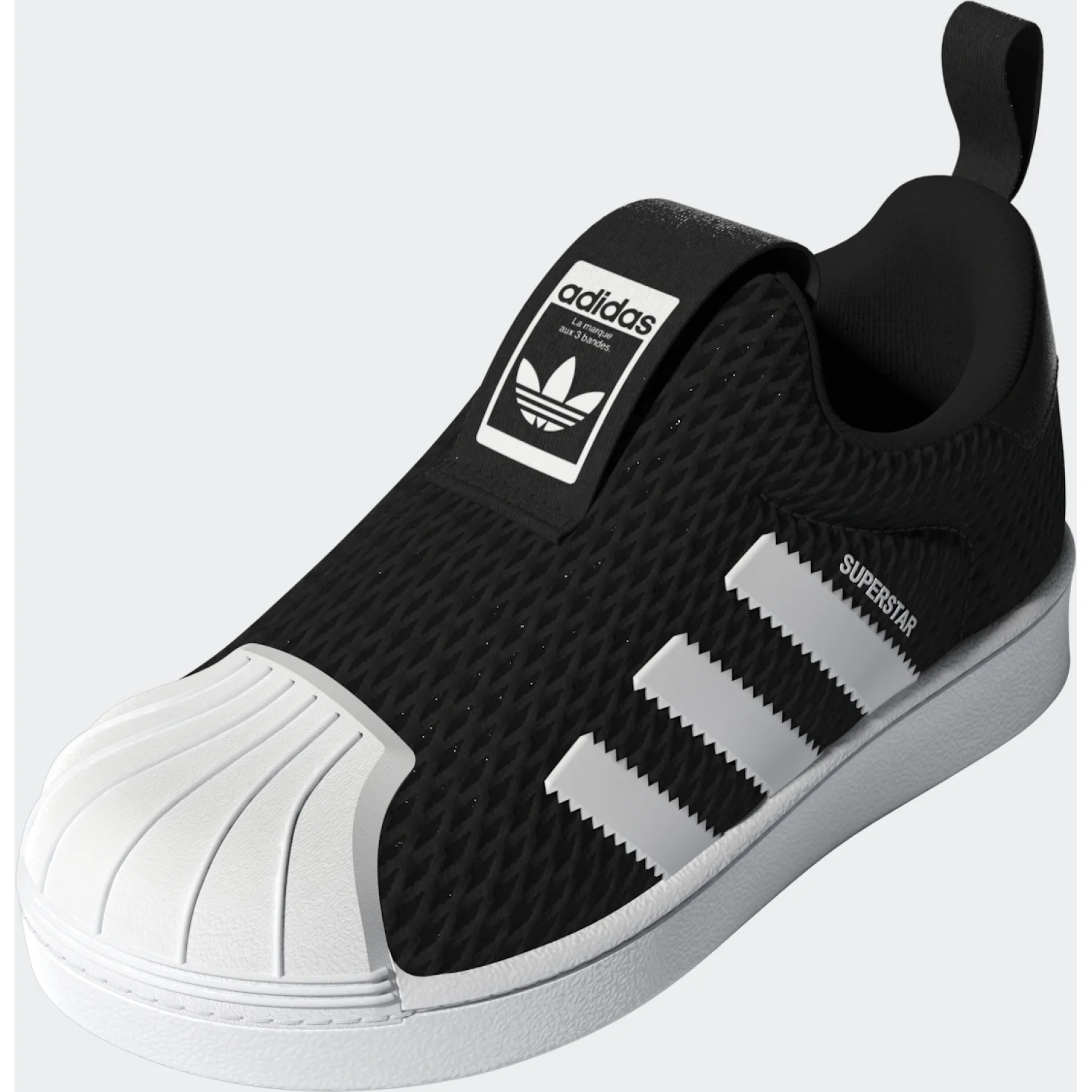 adidas Çocuk Süperstar Siyah Ayakkabı GX3227 - Görsel 4