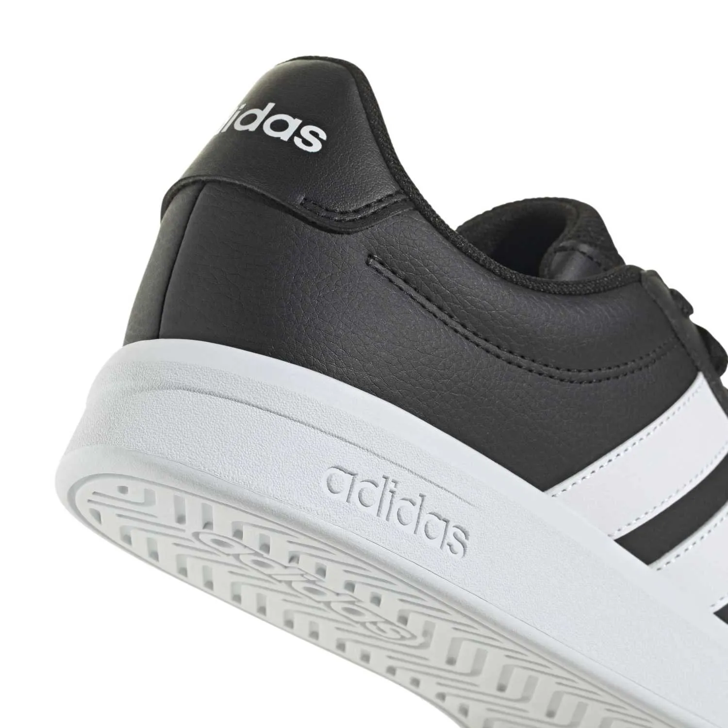 adidas Erkek Siyah Grand Court Base 3.0 Ayakkabı HQ0082 - Görsel 3