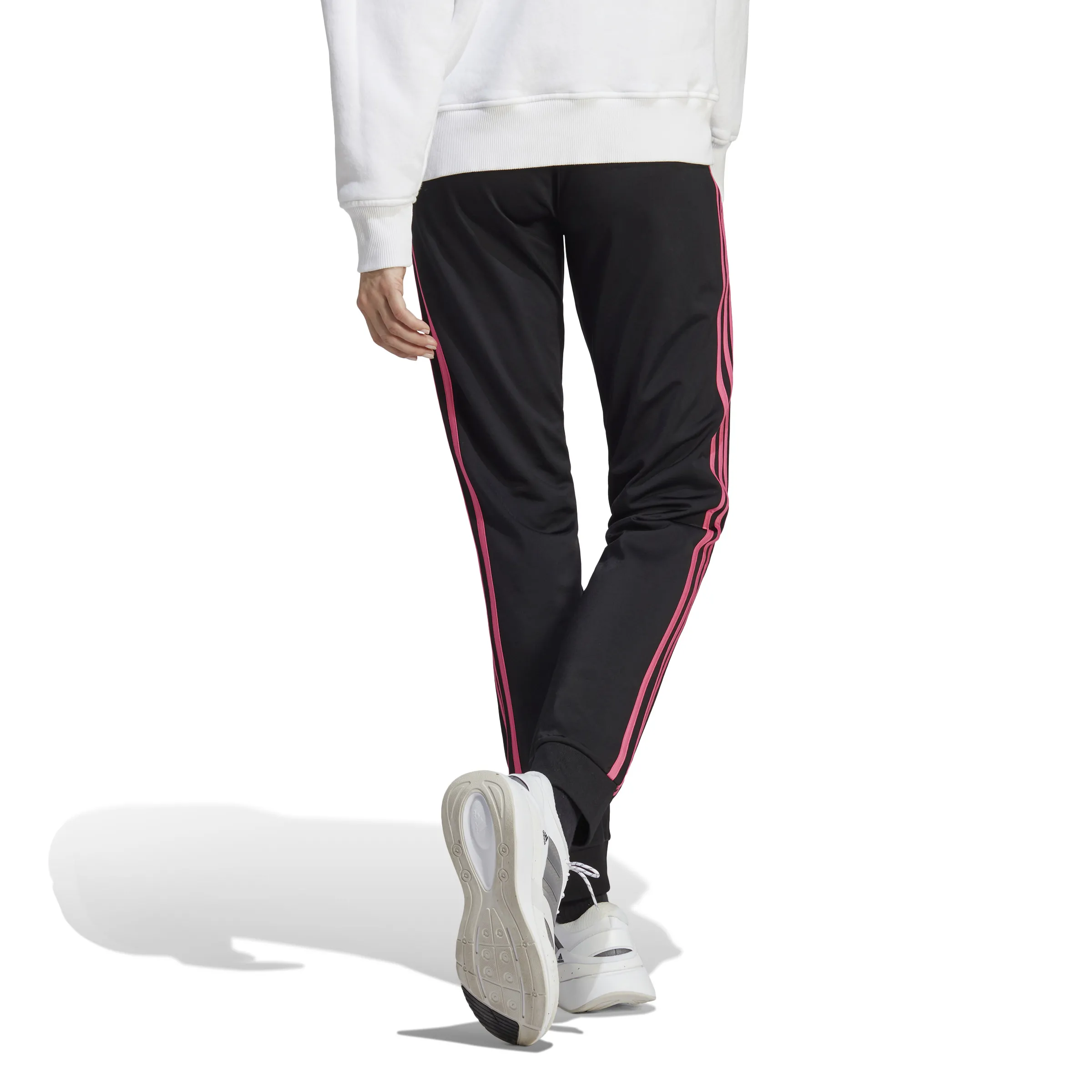 adidas Kadın 3 Şeritli Primegreen Essentials Eşofman Altı IB8488 - Görsel 4
