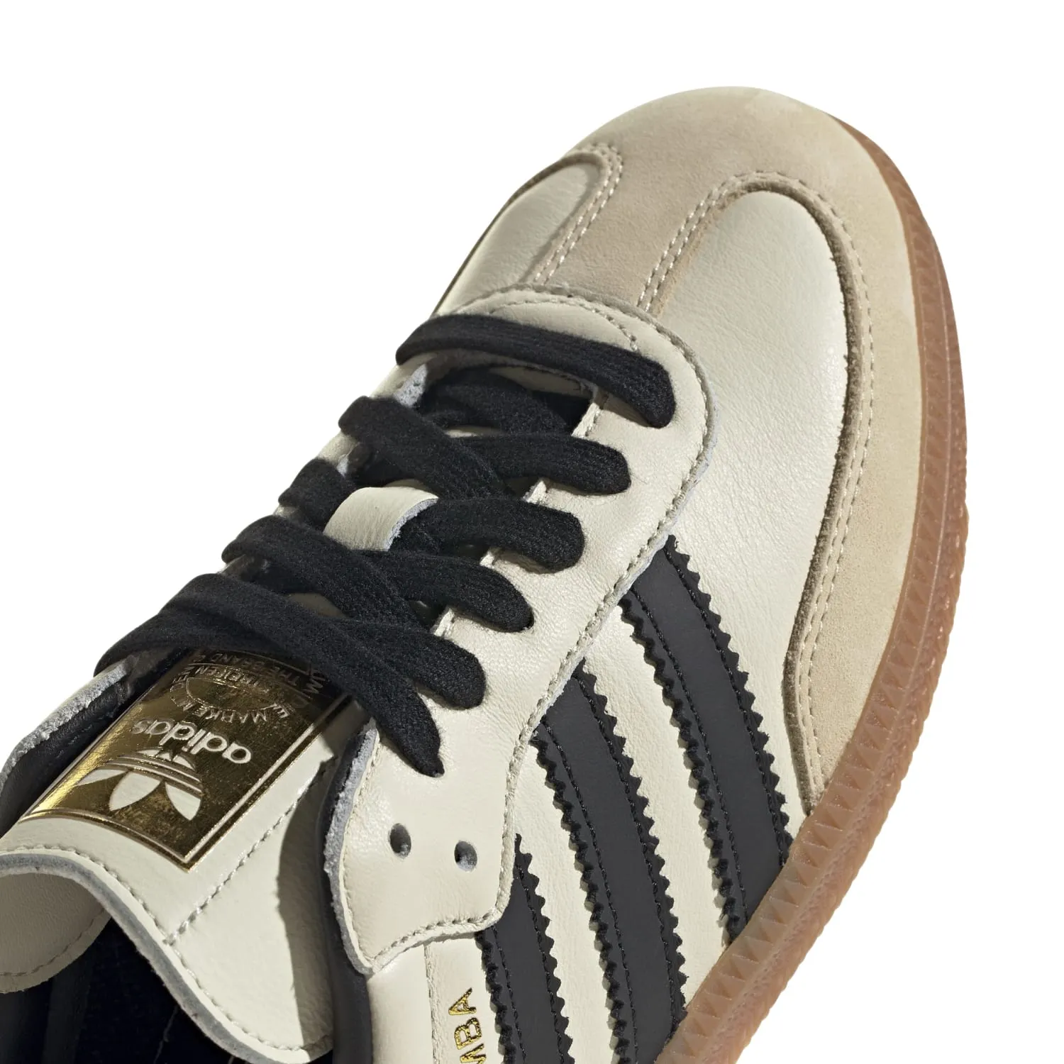Adidas Samba OG Bej-Siyah Kadın Sneaker ID0478 - Görsel 3