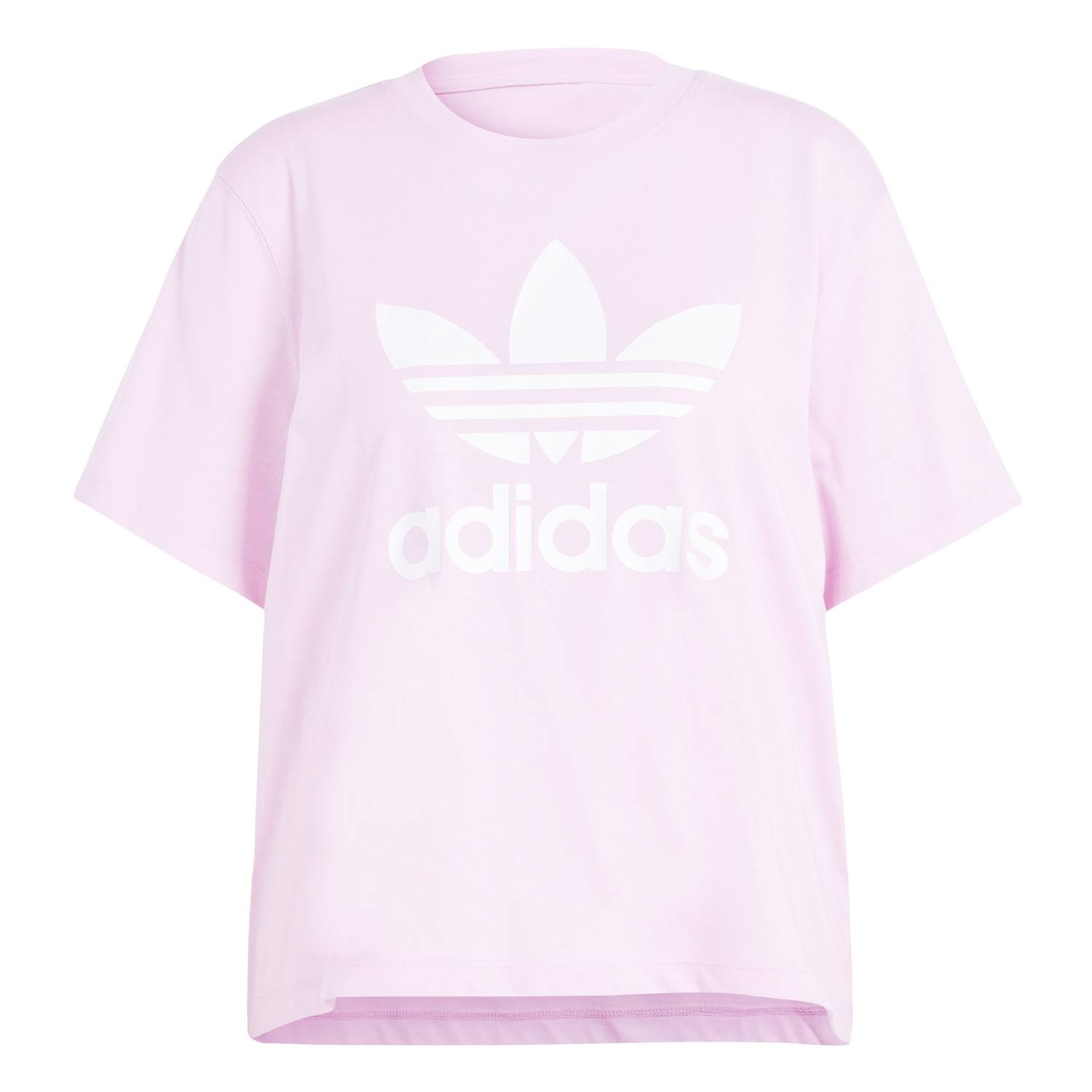 Adidas Kadın Pembe Tişört Trefoil Boxy IN2492