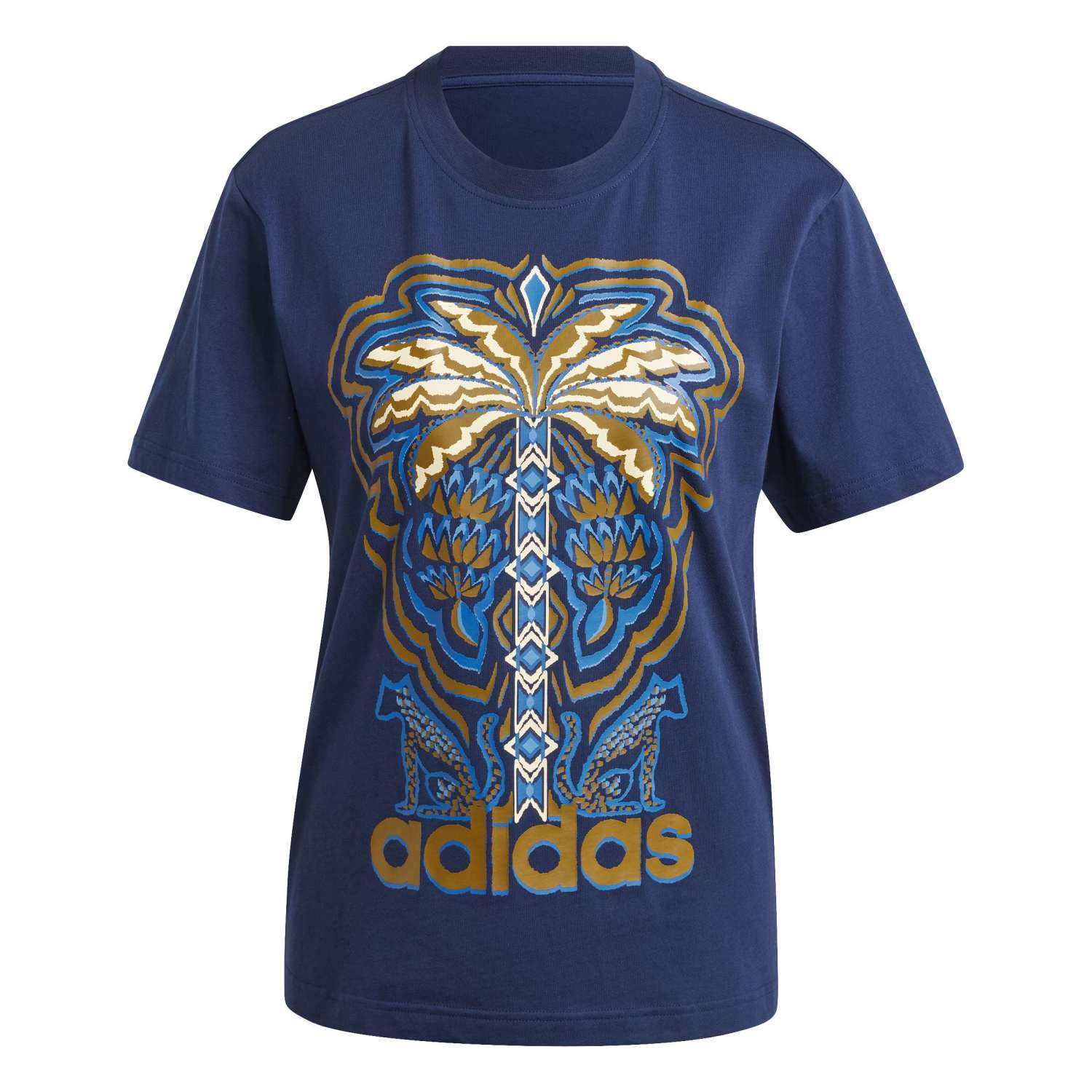 adidas Kadın Koşu Tişörtü FARM GFX TEE IV9758