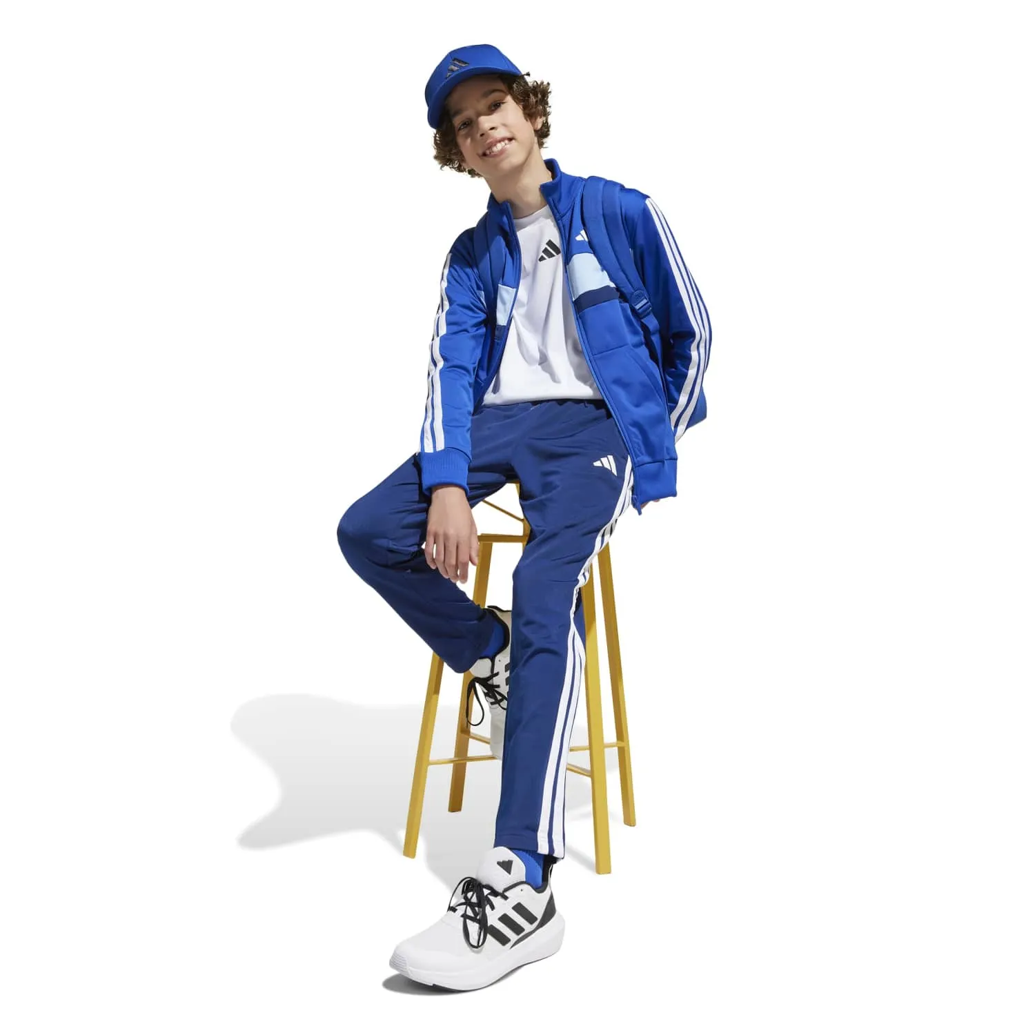 adidas 3S TIBERIO TS Çocuk Eşofman Takımı JC7518 - Görsel 4