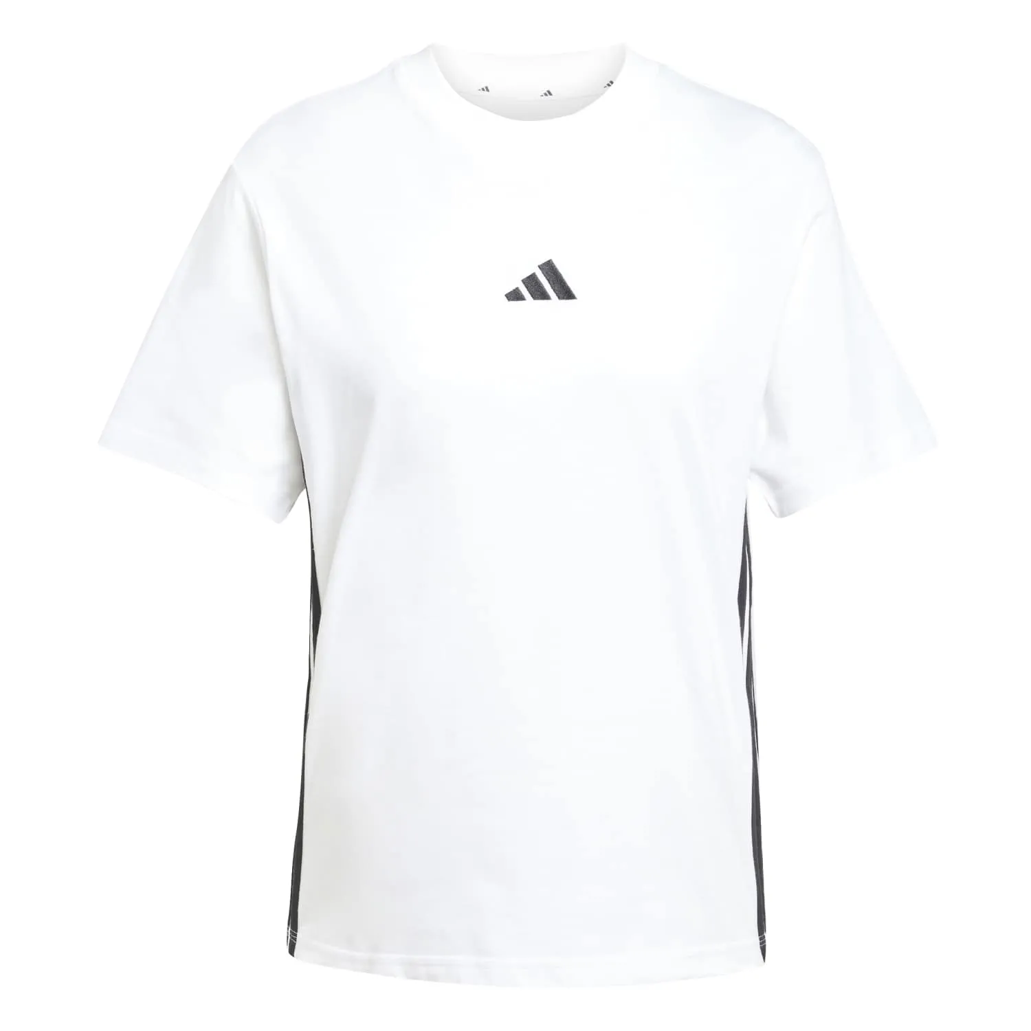 adidas Kadın 3 Şeritli Beyaz Essentials Tişört JD0844 - Görsel 1