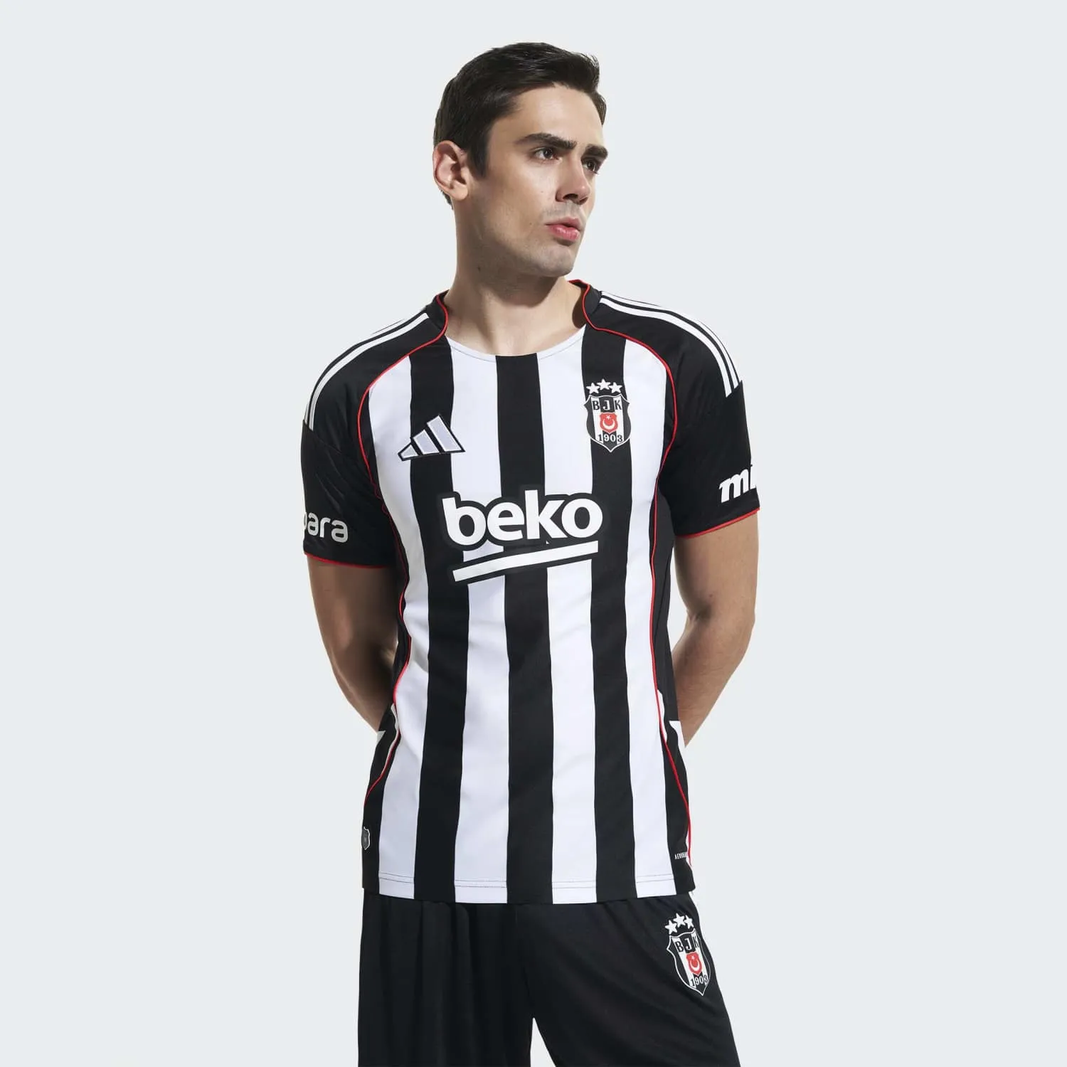 adidas Beşiktaş Deplasman Forması Siyah JD1416 - Görsel 1