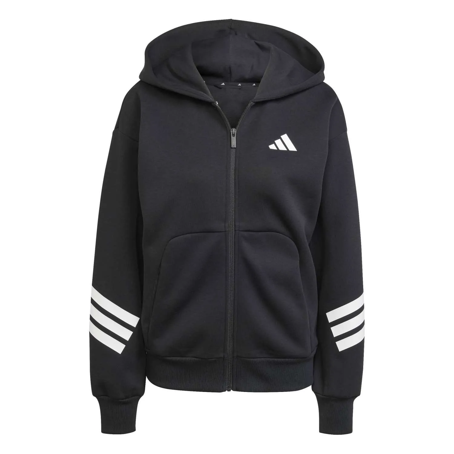 adidas Kadın Future Icon 3-Stripes Siyah Eşofman Üstü JE0171 - Görsel 1