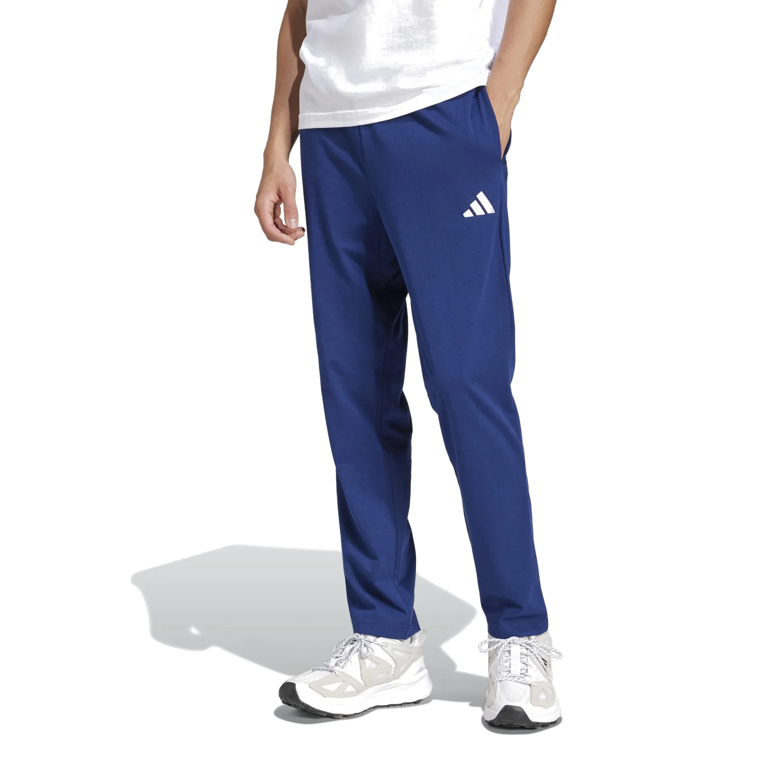 adidas Erkek Small Logo Lacivert Eşofman Altı JF1108 - Görsel 3
