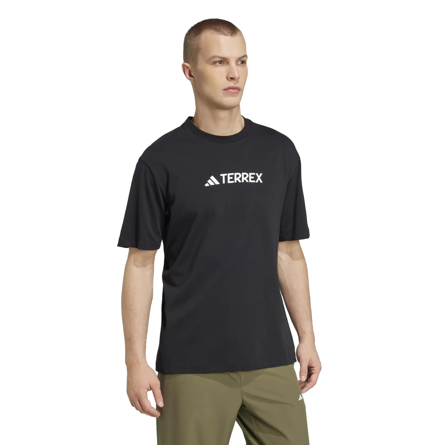 adidas Erkek Terrex Klasik Logolu Siyah Tişört JF9143 - Görsel 2