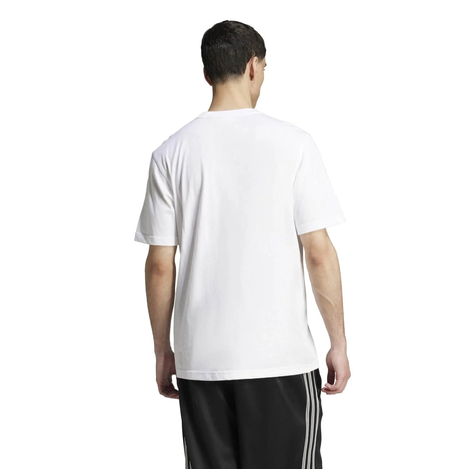 adidas Erkek TREFOIL ESS TEE Beyaz Tişört JI8544 - Görsel 5