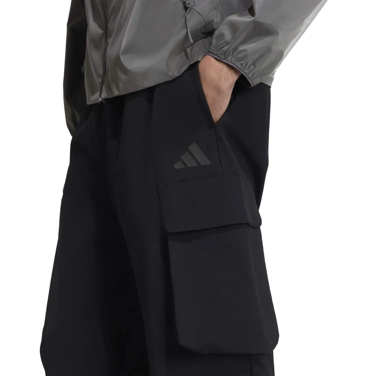 adidas Erkek City Tech Siyah Eşofman Altı JM1472 - Görsel 3