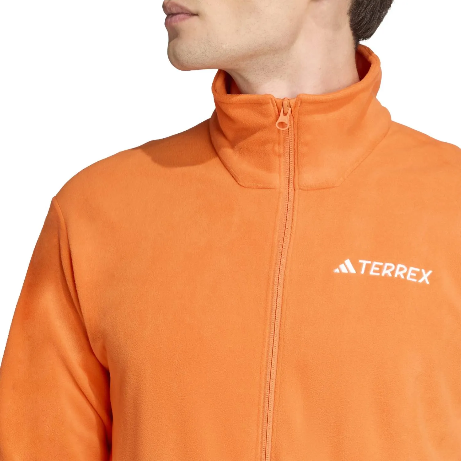adidas Erkek Fermuarlı Polar Ceket JM3117 - Görsel 5