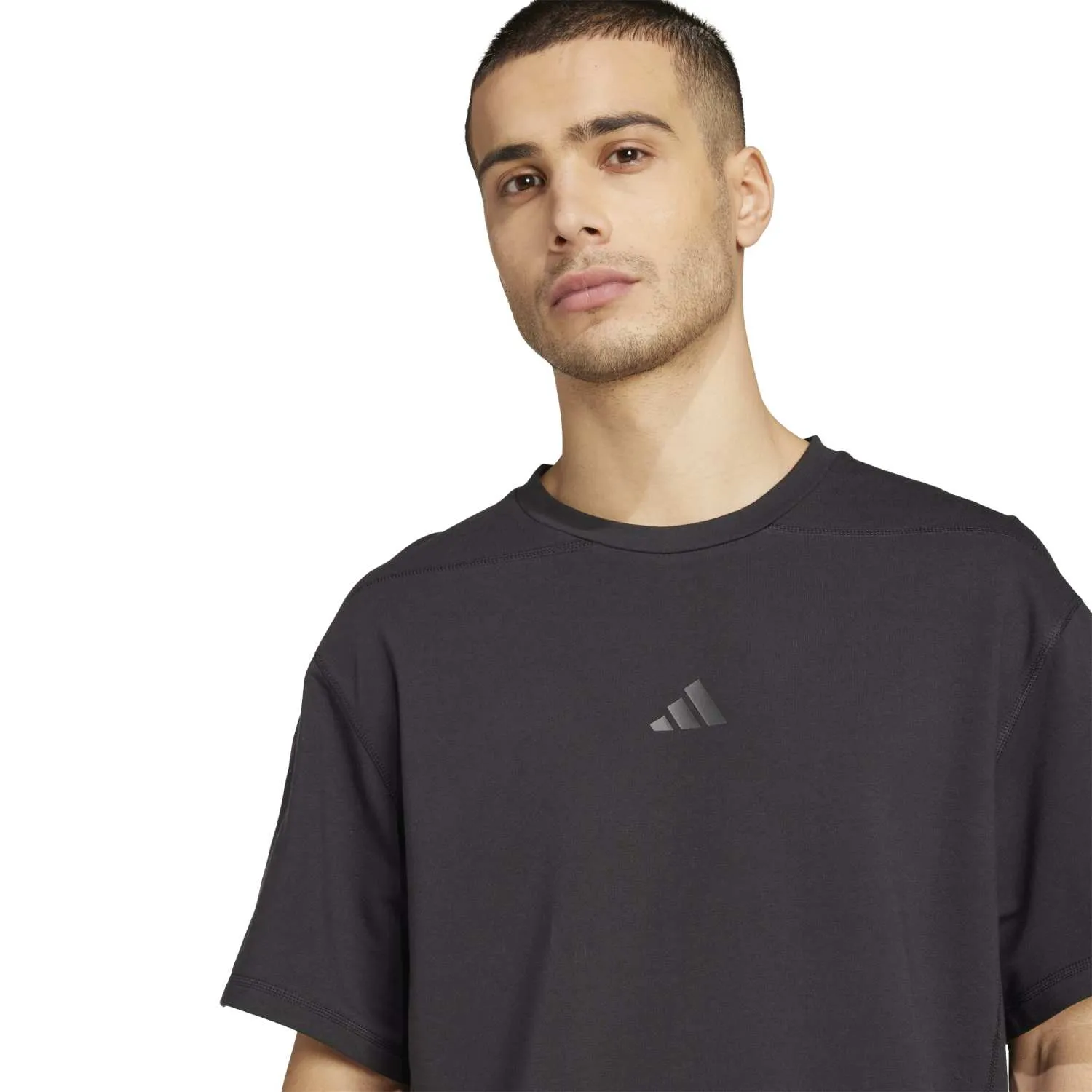 adidas Erkek D4T X Siyah Tişört JN3669 - Görsel 3
