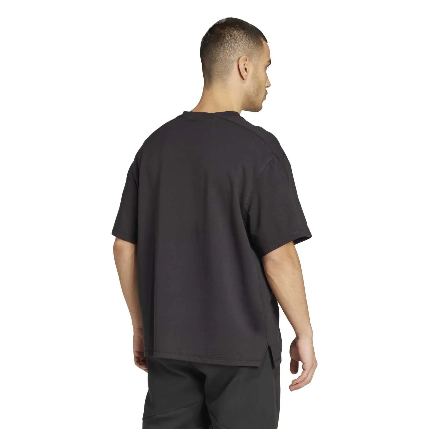 adidas Erkek D4T X Siyah Tişört JN3669 - Görsel 5