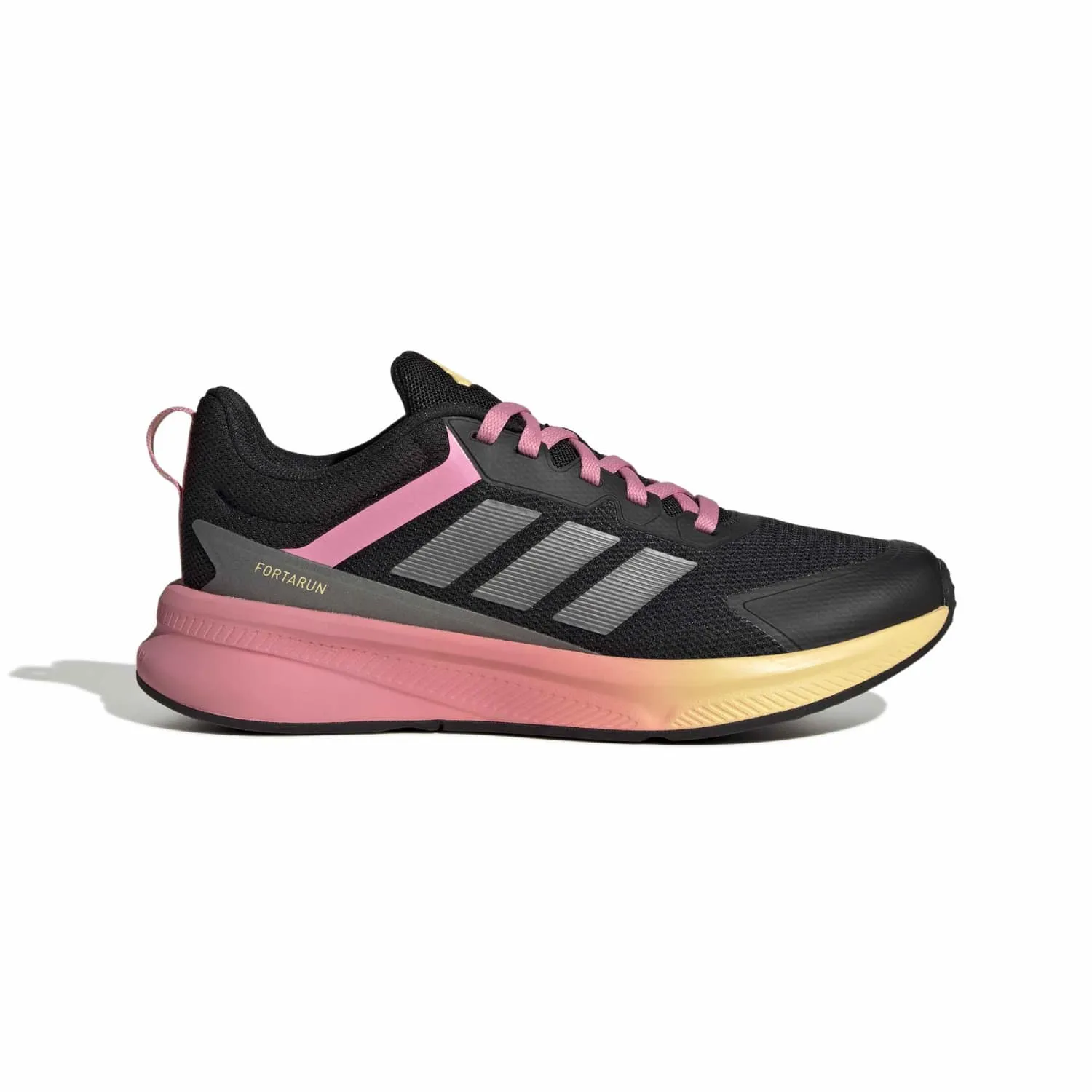 adidas Kadın FortaRun 4.0 Siyah Spor Ayakkabı JR9804 - Görsel 1
