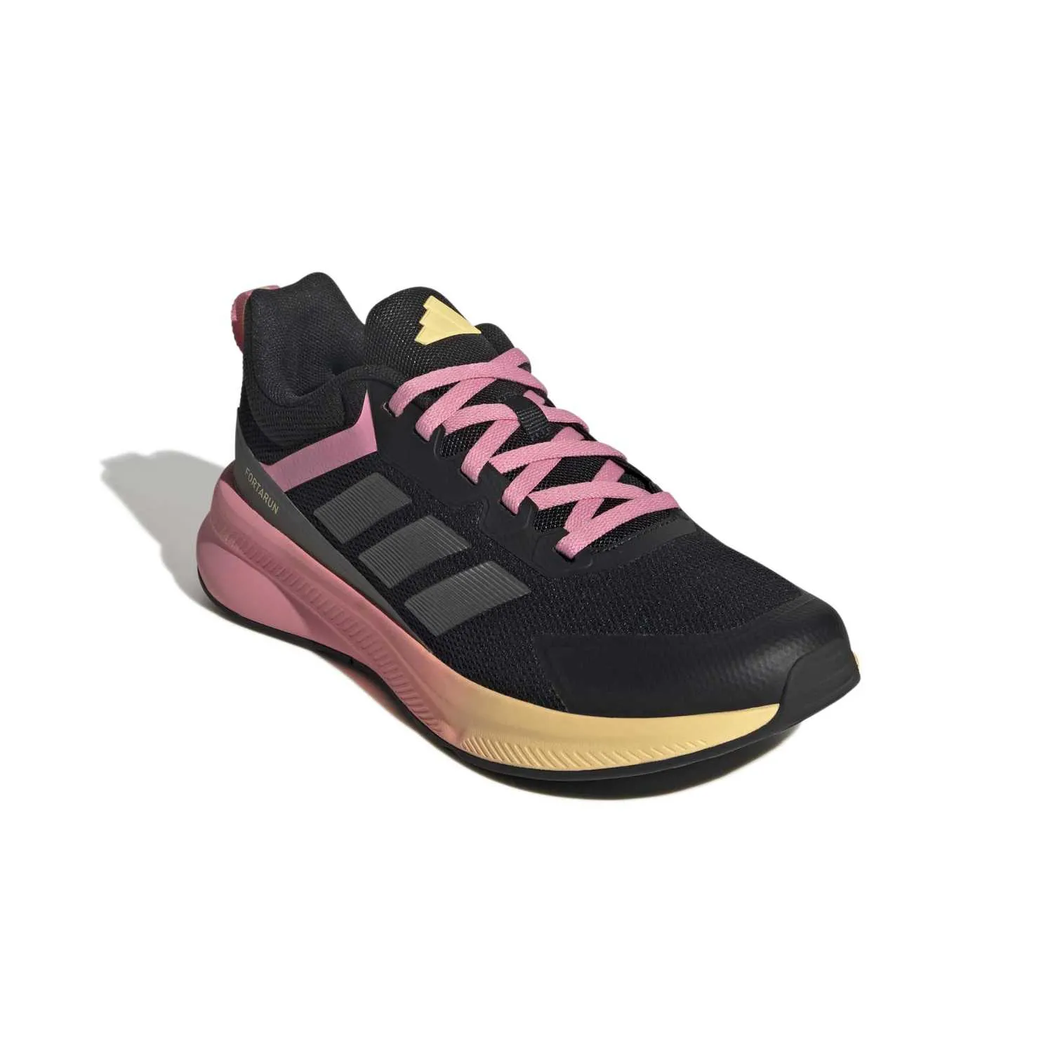 adidas Kadın FortaRun 4.0 Siyah Spor Ayakkabı JR9804 - Görsel 2