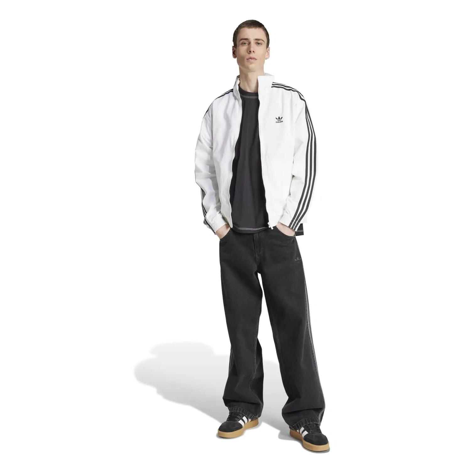 adidas Erkek Trefoil Essentials Siyah Tişört JW0971 - Görsel 2