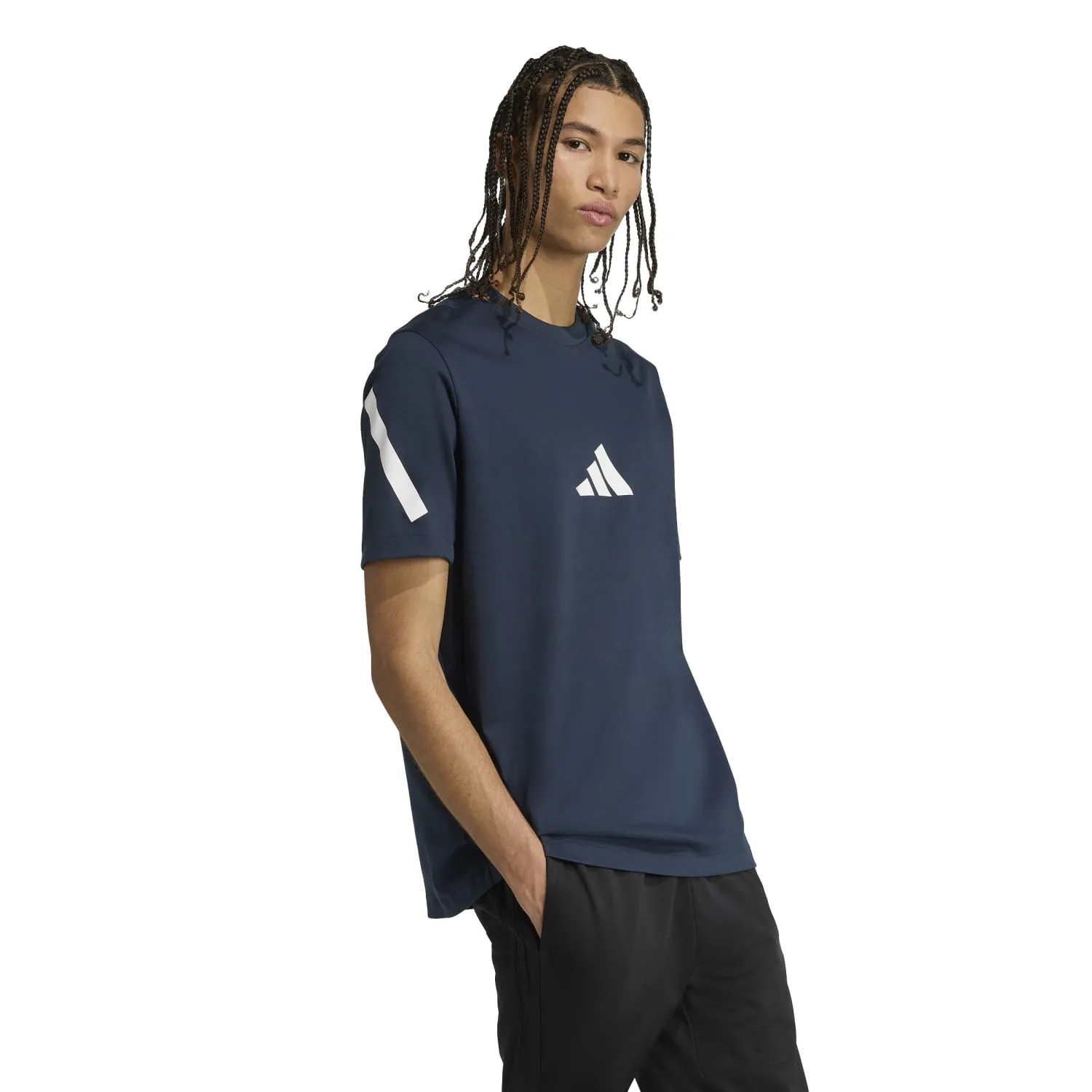adidas Erkek  M Z.N.E. Tee Günlük T-Shirt JW4735 - Görsel 2