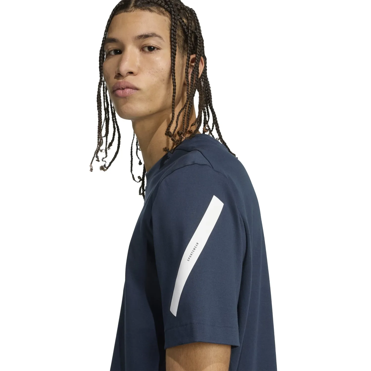 adidas Erkek  M Z.N.E. Tee Günlük T-Shirt JW4735 - Görsel 3