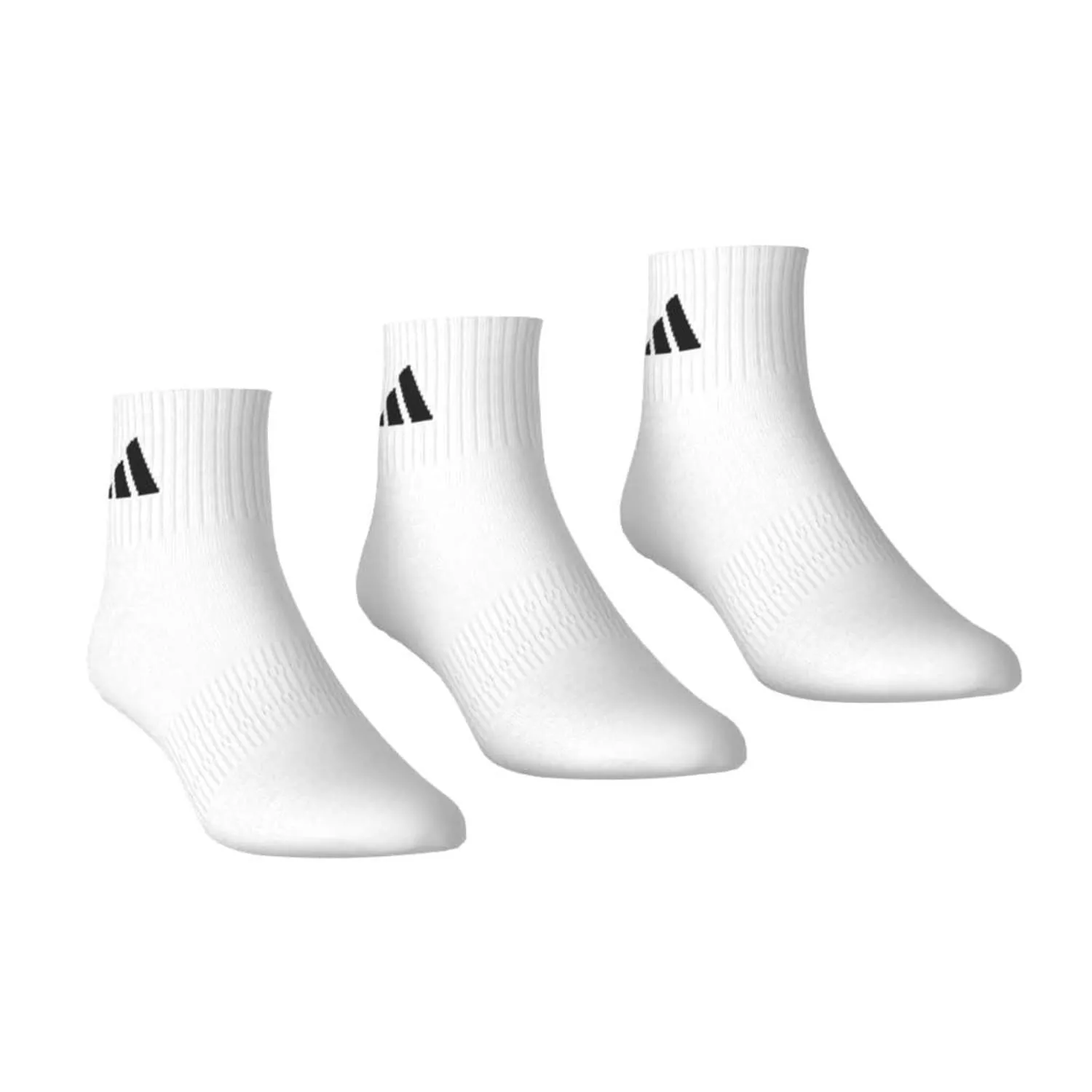 adidas Unisex Bilek Boy Beyaz 3'lü Çorap JZ0528 - Görsel 5