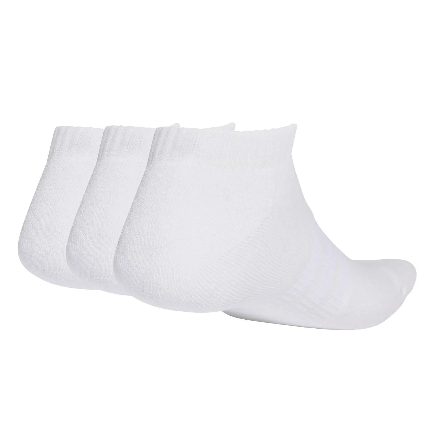 adidas Unisex Beyaz Essentials 3'lü Bileksiz Çorap JZ0535 - Görsel 2