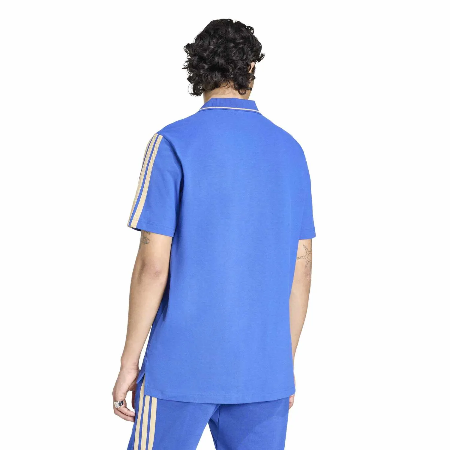 Adidas Erkek Figc Dna Polo Futbol Polo Yaka Tişört JZ2063 - Görsel 5