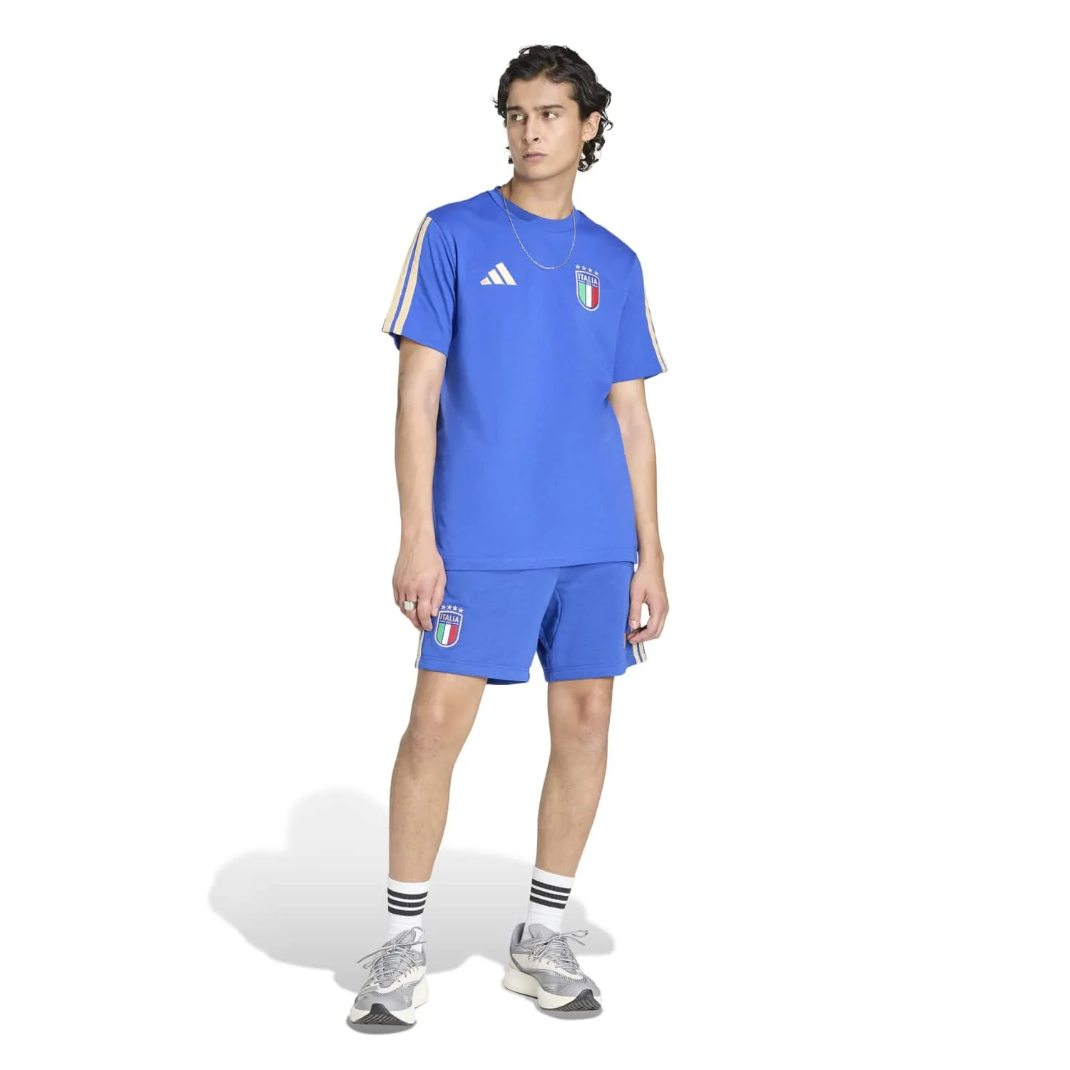 adidas Erkek İtalya DNA Şort JZ2065 - Görsel 2