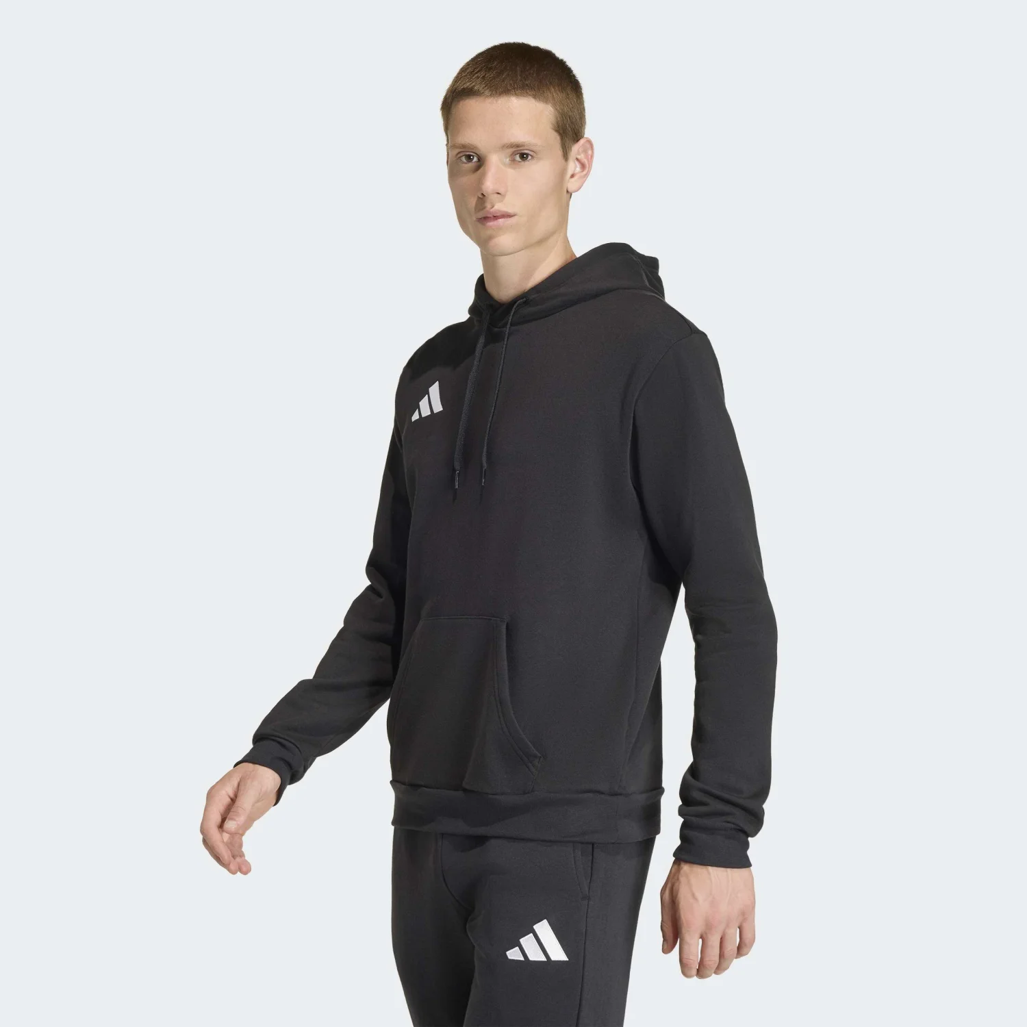 adidas Erkek Siyah Entrada26 Kapüşonlu Üst JZ6577 - Görsel 2