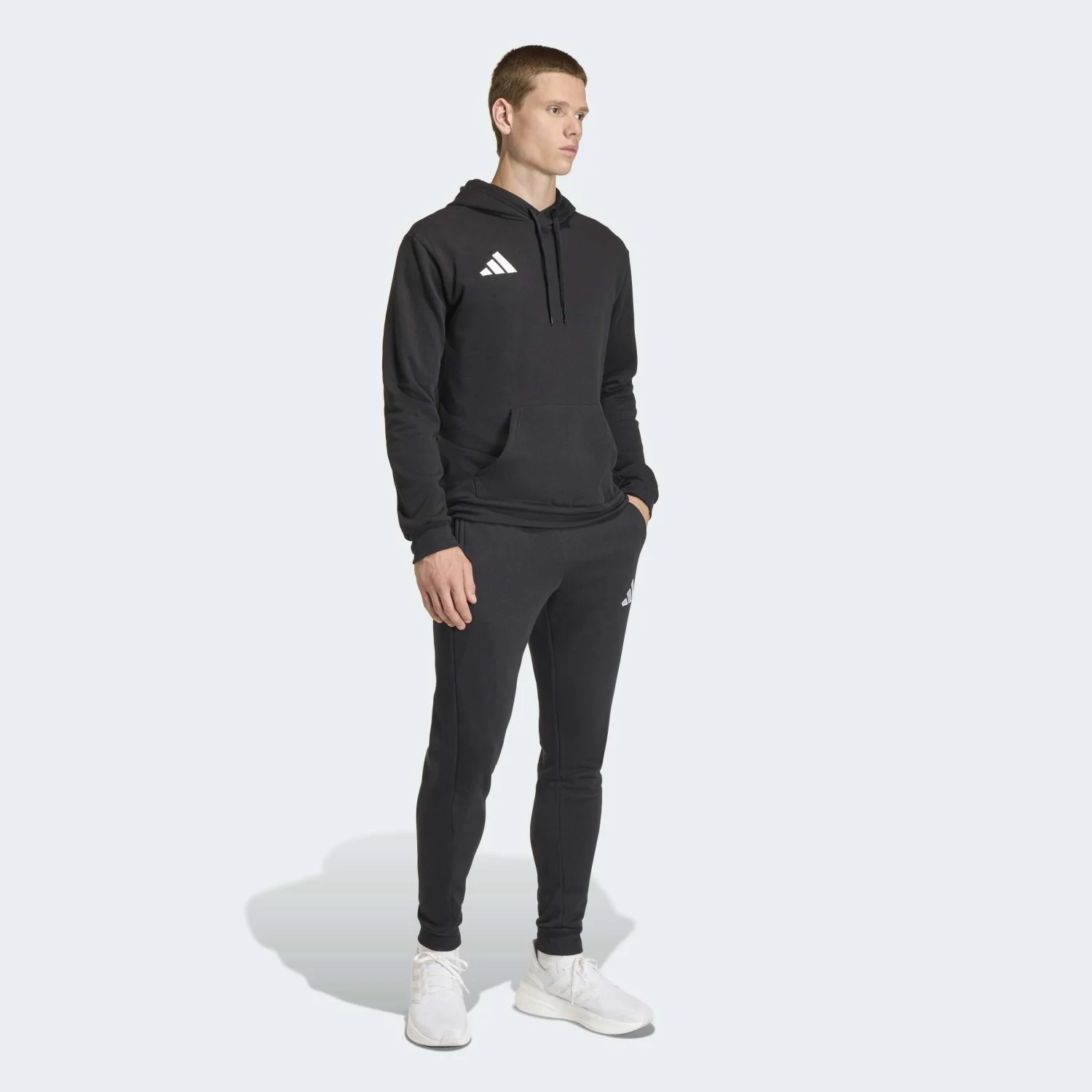 adidas Erkek Siyah Entrada26 Kapüşonlu Üst JZ6577 - Görsel 4