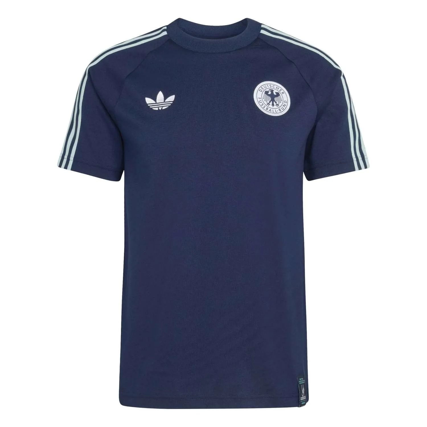 adidas Erkek Almanya Originals Mavi Tişört JZ9342 - Görsel 1