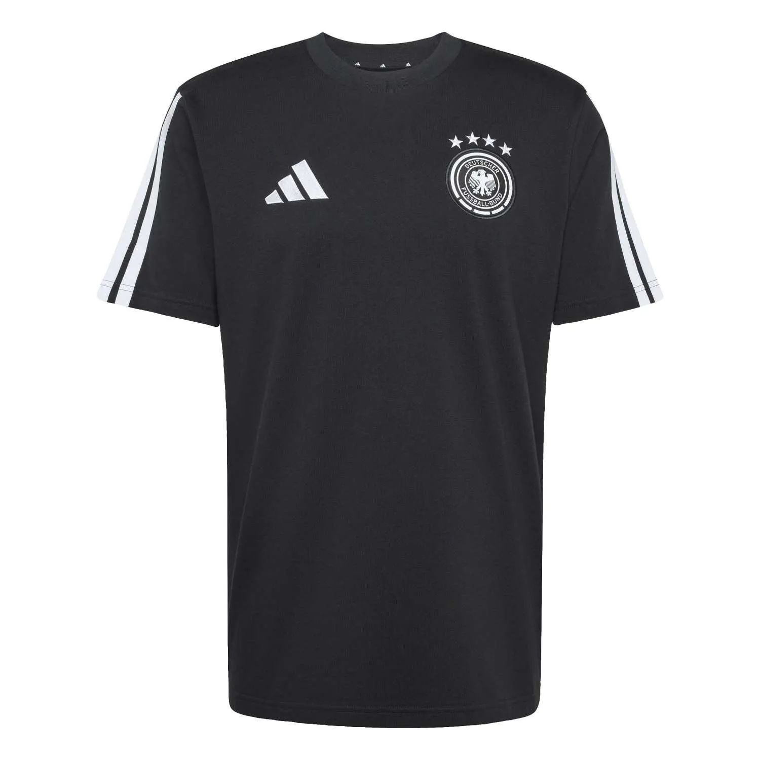 adidas Almanya DNA Graphic Erkek Siyah Tişört JZ9352 - Görsel 1