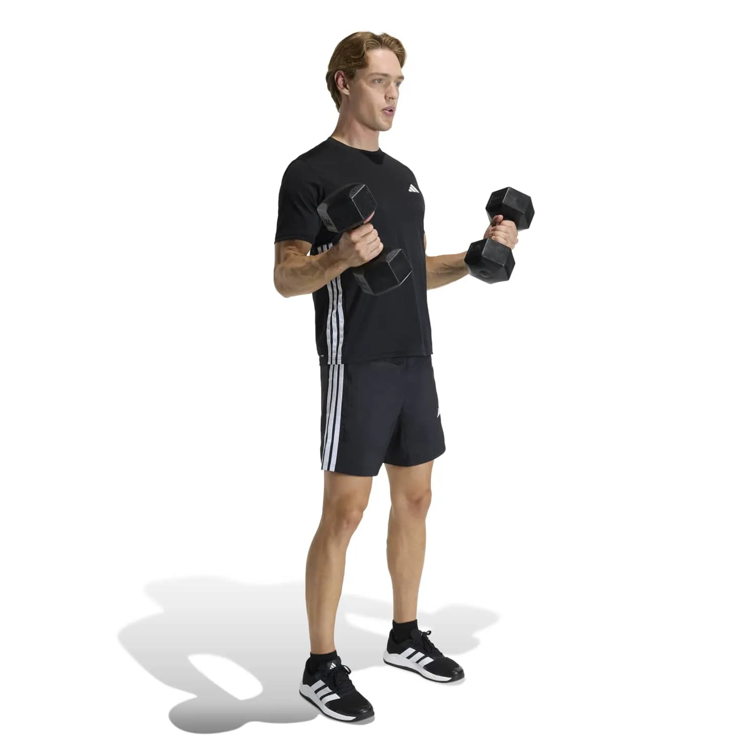 adidas Erkek Workout Essentials 3 Şeritli Şort KA3521 - Görsel 2