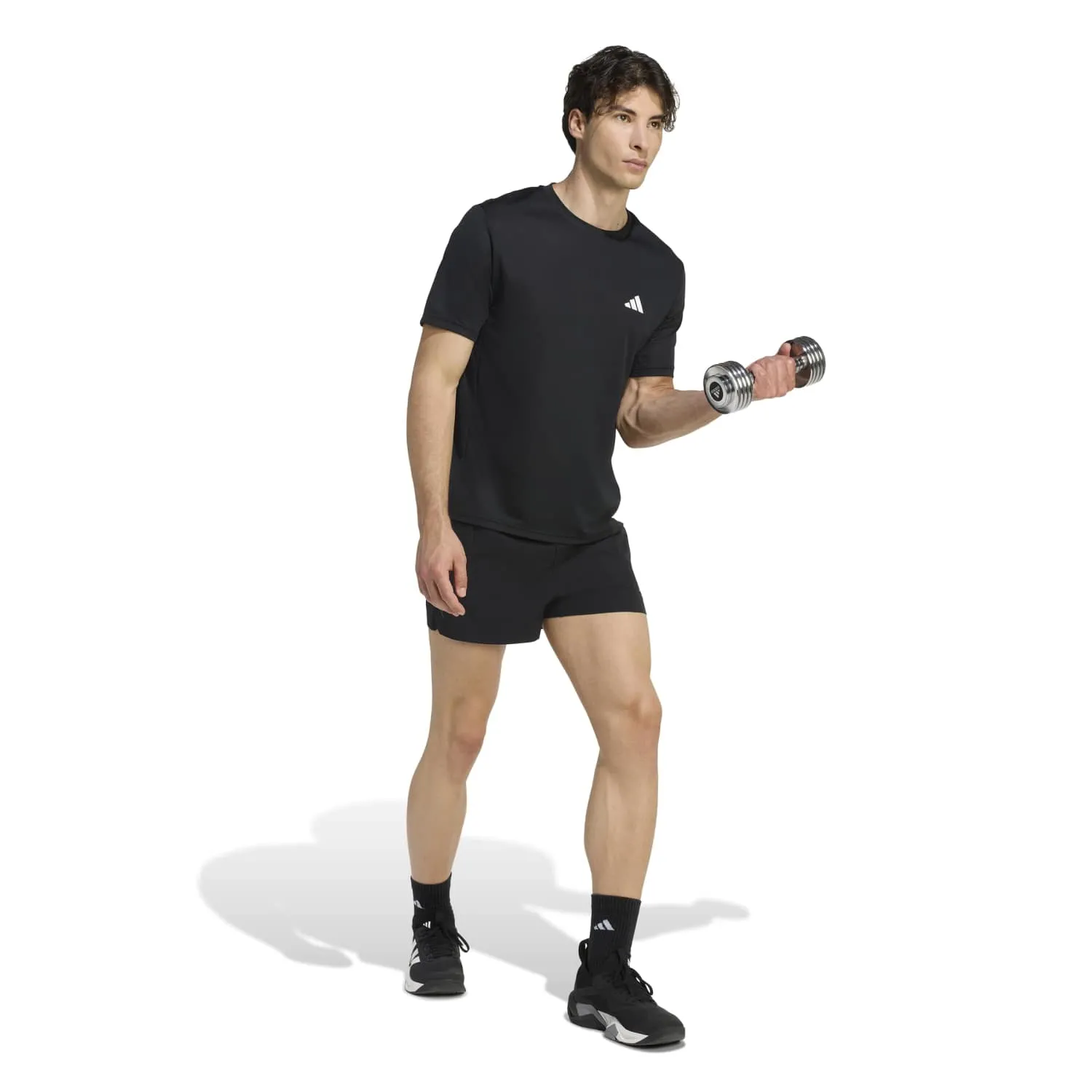 adidas Erkek Workout Essentials Siyah Tişört KA3569 - Görsel 2