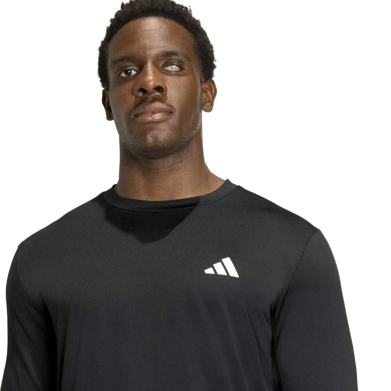 adidas Erkek Workout Essentials Uzun Kollu Siyah Tişört KA5523 - Görsel 3