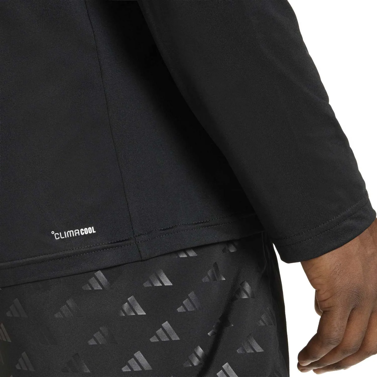 adidas Erkek Workout Essentials Uzun Kollu Siyah Tişört KA5523 - Görsel 4