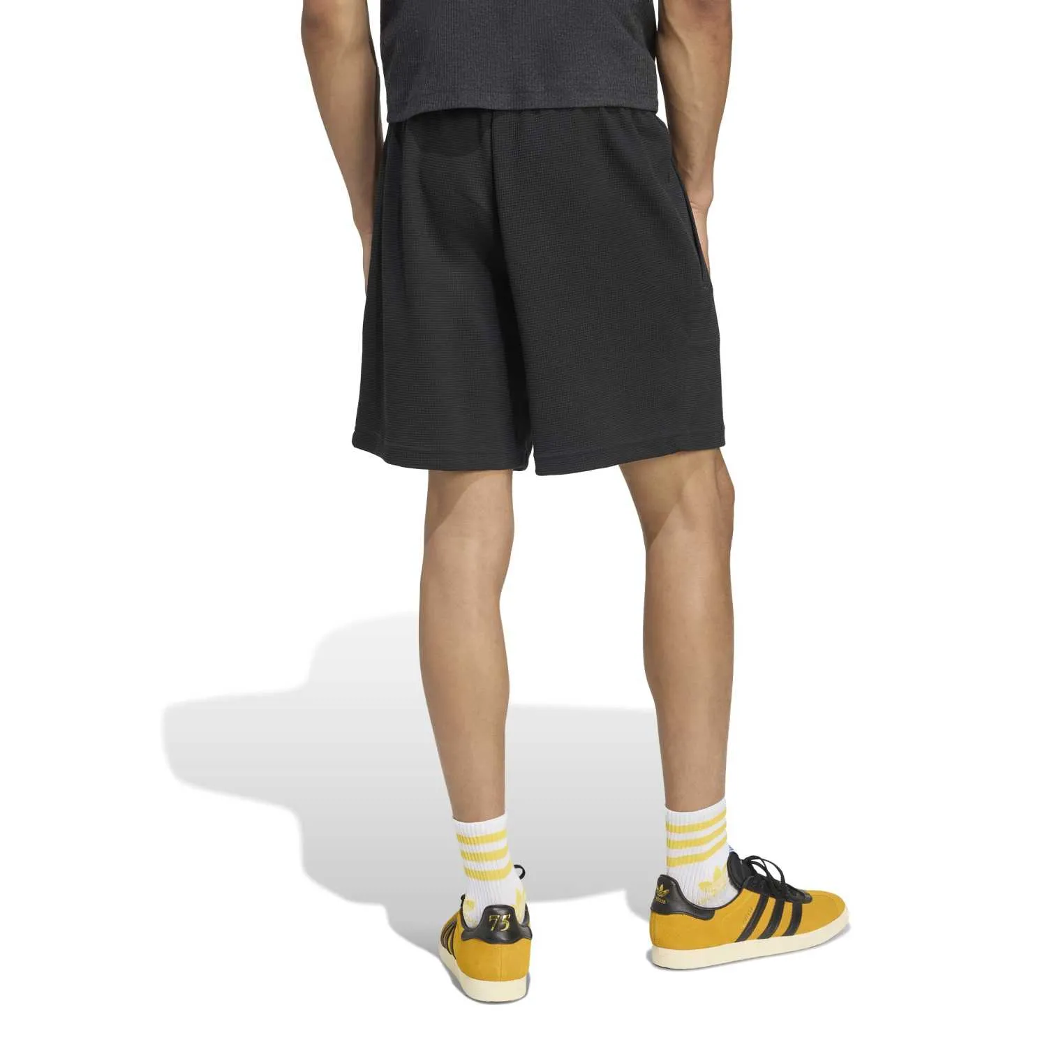 adidas Erkek Essential Trefoil Waffle Siyah Şort KA7764 - Görsel 5