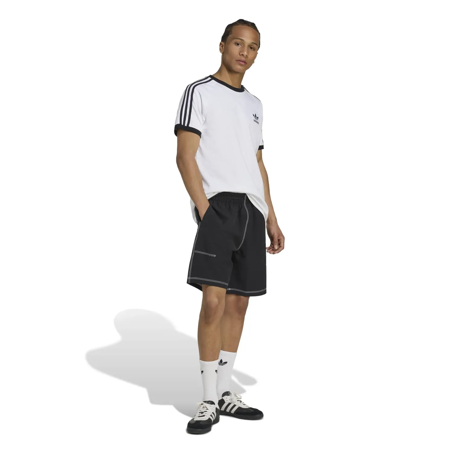 adidas Erkek Essentials Siyah Şort KA8539 - Görsel 2