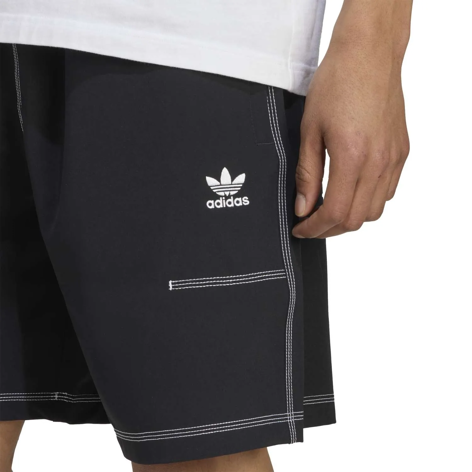 adidas Erkek Essentials Siyah Şort KA8539 - Görsel 4