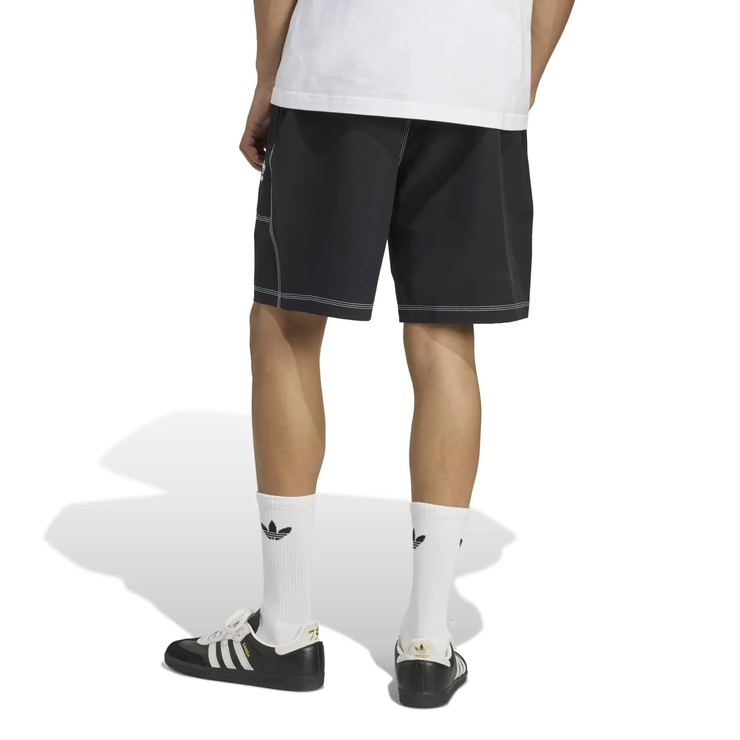 adidas Erkek Essentials Siyah Şort KA8539 - Görsel 5
