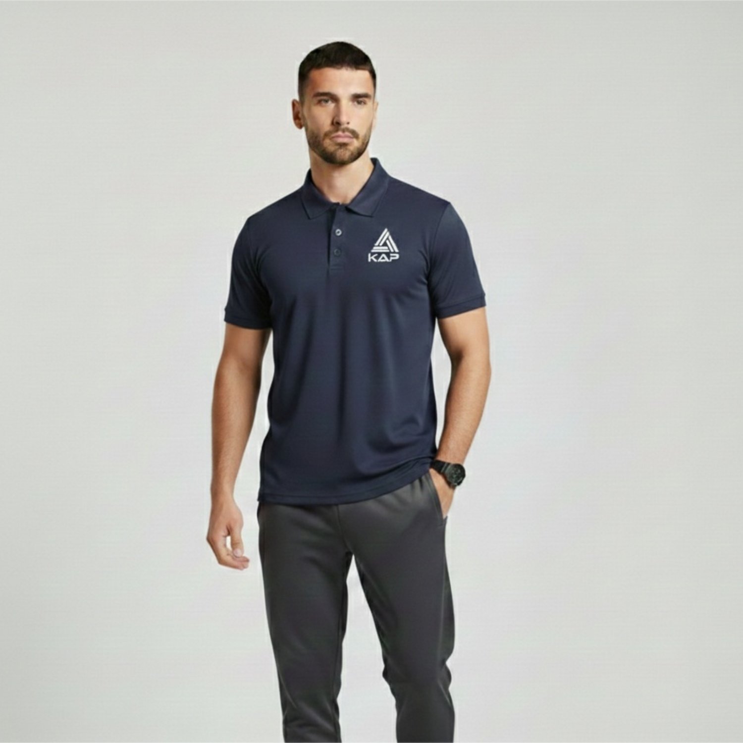 Kapspor Erkek Lacivert Polo Tişört KAP-00279