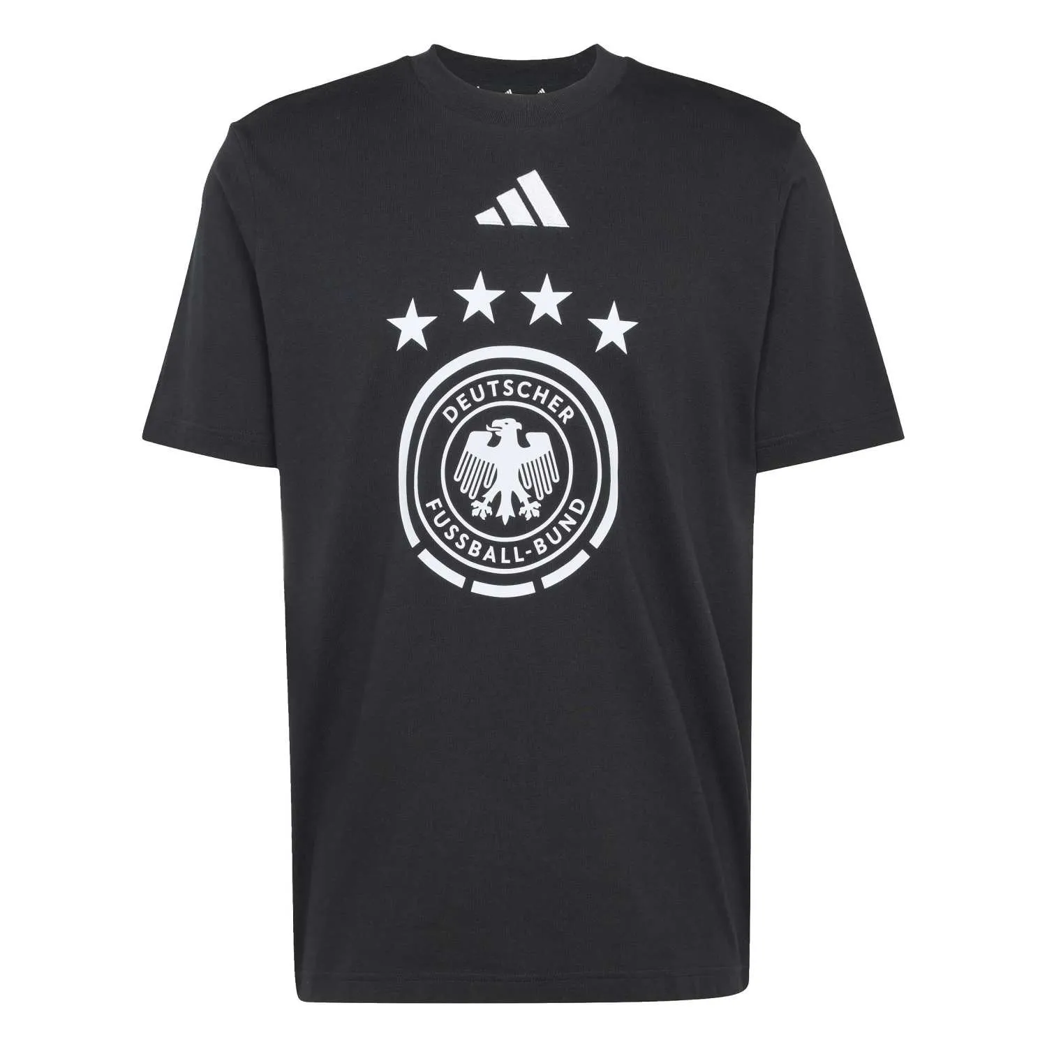 adidas Almanya DNA Graphic Erkek Siyah Tişört KB4404 - Görsel 1