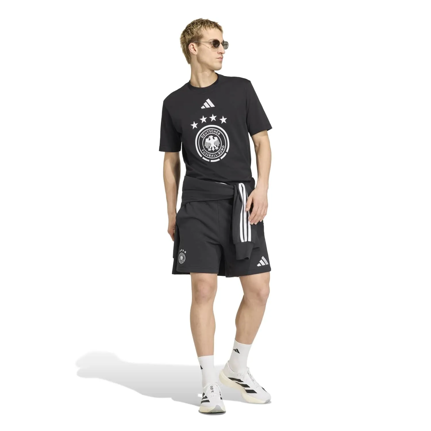 adidas Almanya DNA Graphic Erkek Siyah Tişört KB4404 - Görsel 2