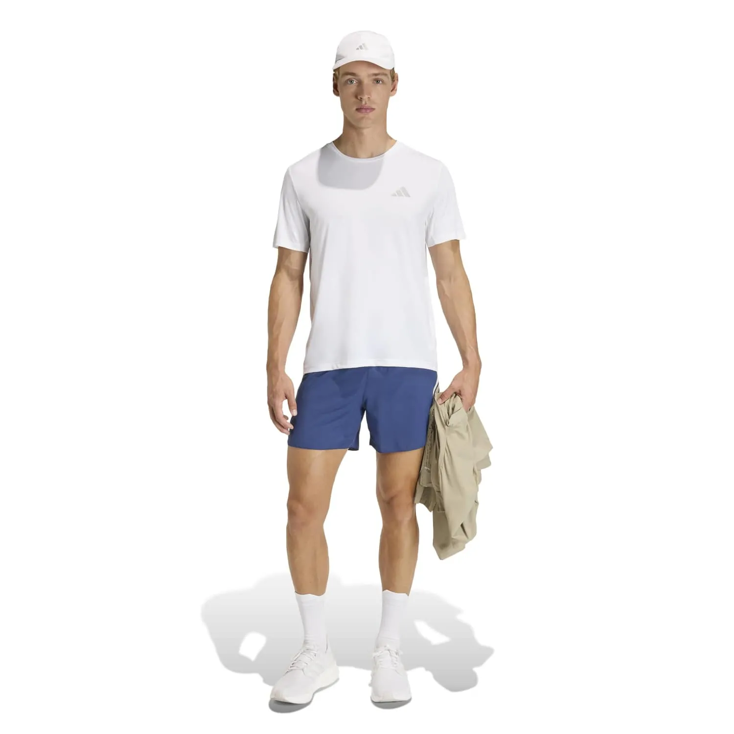 adidas Erkek Running Essential Beyaz Tişört KB5960 - Görsel 2