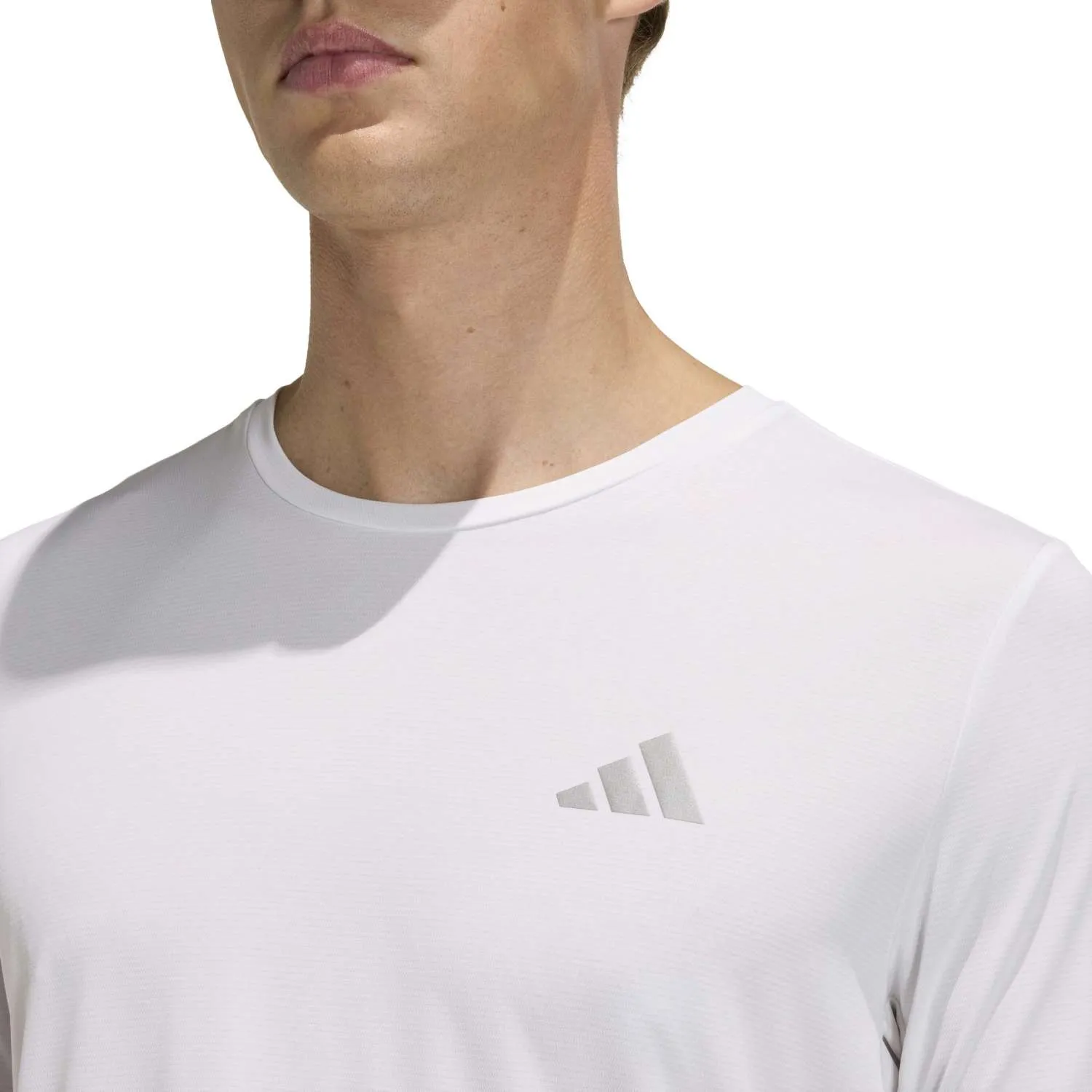 adidas Erkek Running Essential Beyaz Tişört KB5960 - Görsel 3