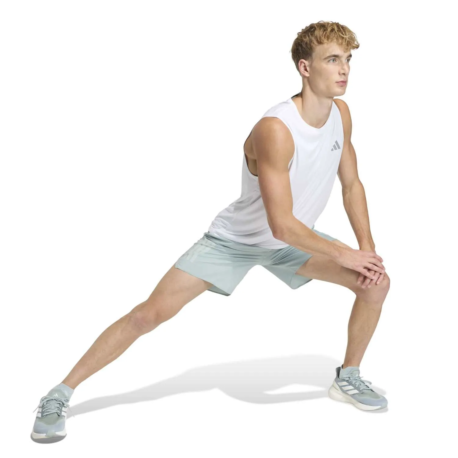 adidas Erkek Running Essential Beyaz Atlet Tişört KB5968 - Görsel 2
