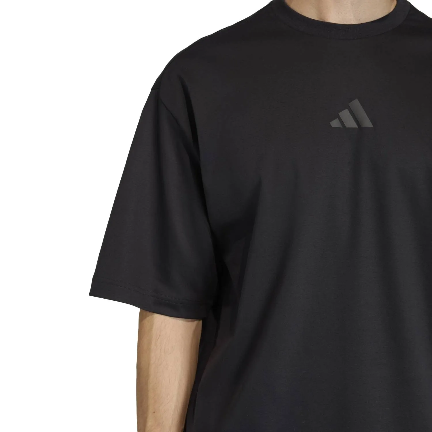 adidas Erkek City Tech Siyah Tişört KC1051 - Görsel 3