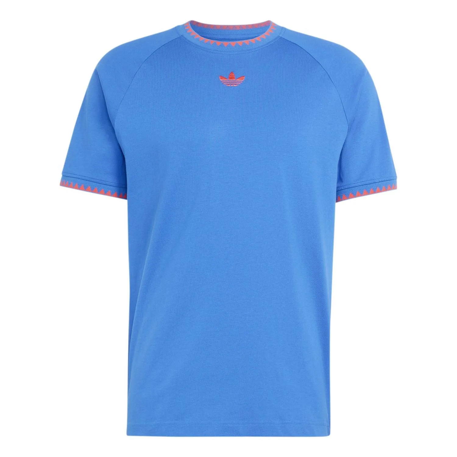 adidas Erkek Göğüs Çizgili Mavi Tişört KC6447 - Görsel 1