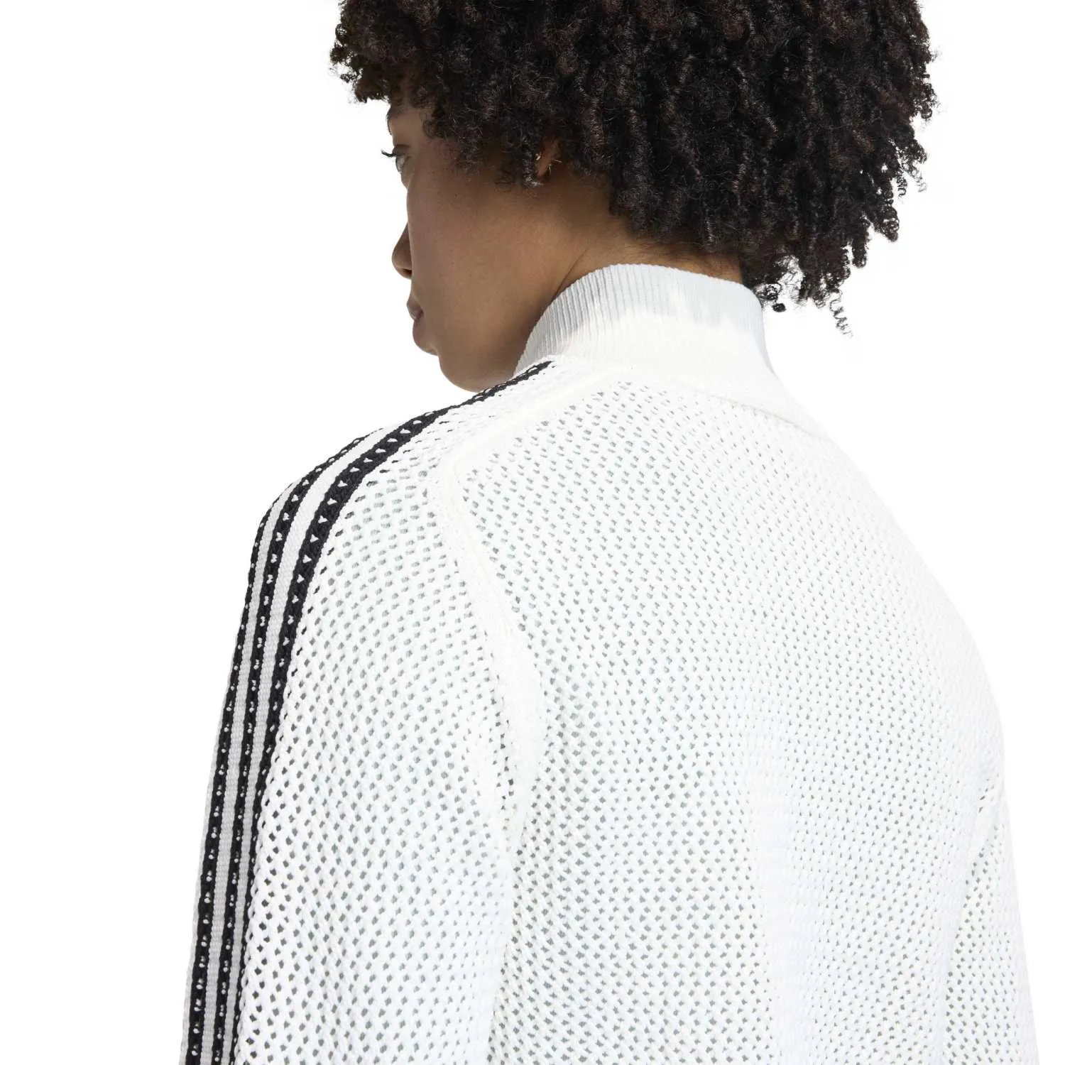 adidas Kadın Crochet Beyaz Eşofman Üstü KC6496 - Görsel 3